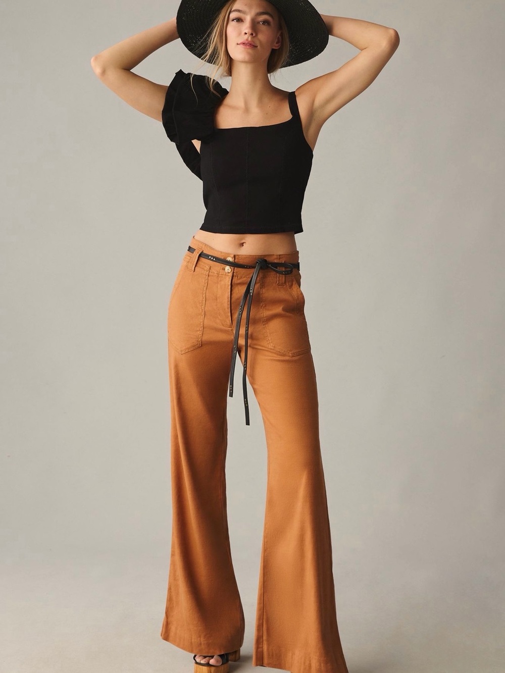Naomi Linen Wide Leg Pants